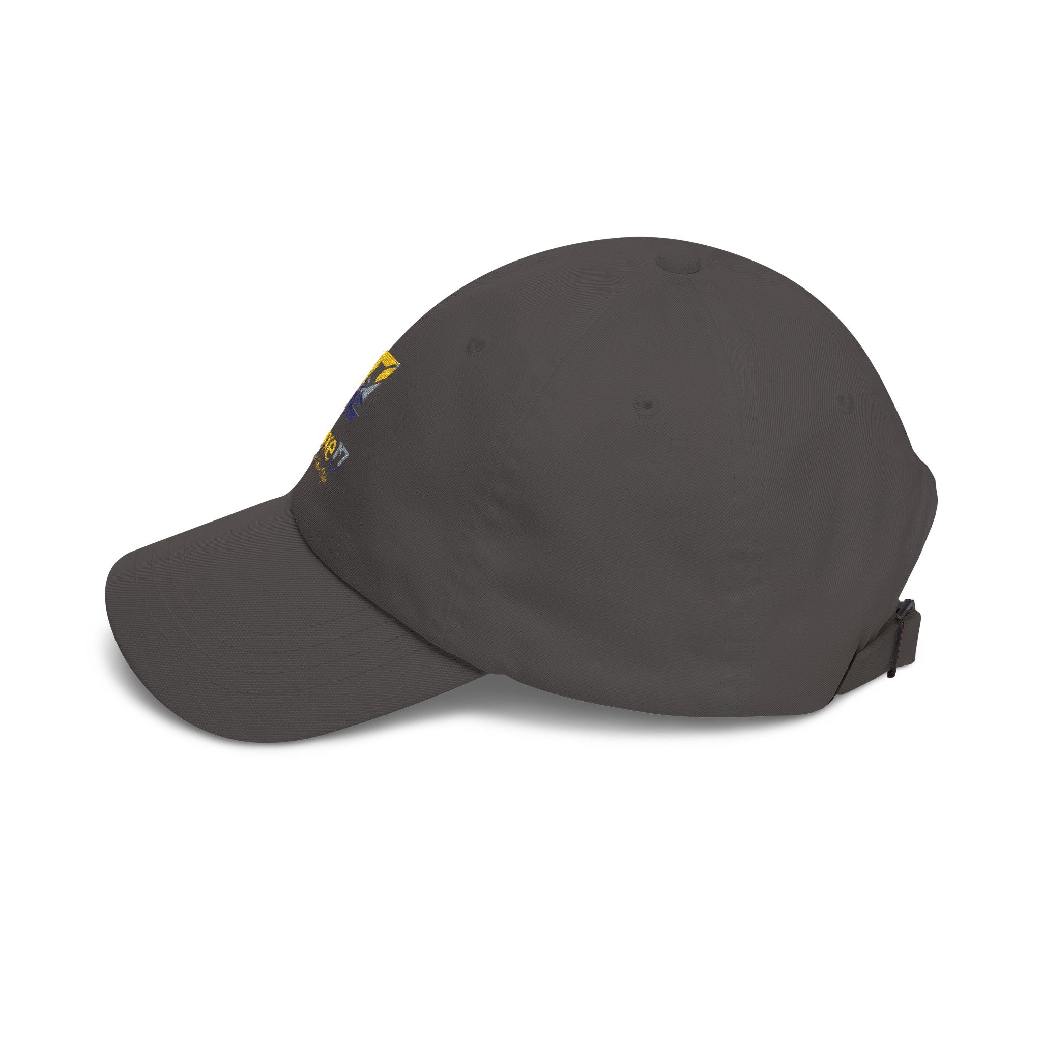 Classic Dad Cap — Luxe17 Embroidered White Baseball Hat