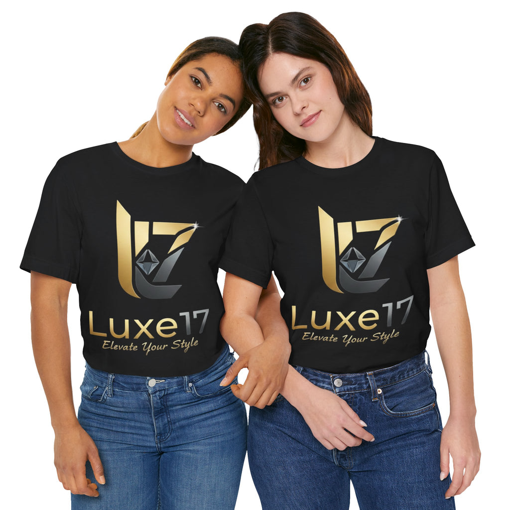 Luxe17 “Elevate Your Style” Logo T‑Shirt