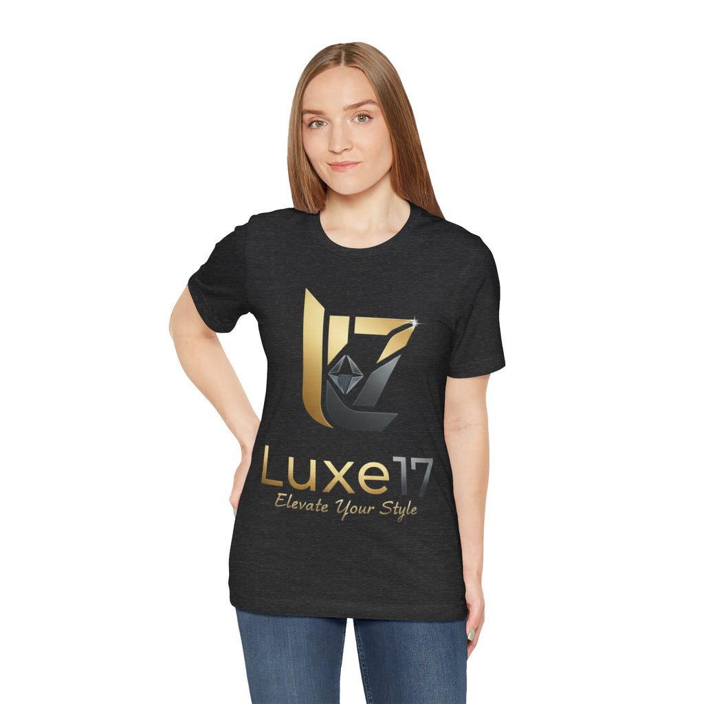 Luxe17 “Elevate Your Style” Logo T‑Shirt