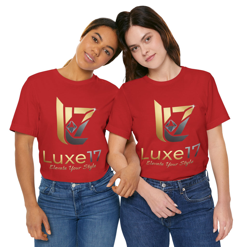 Luxe17 “Elevate Your Style” Logo T‑Shirt