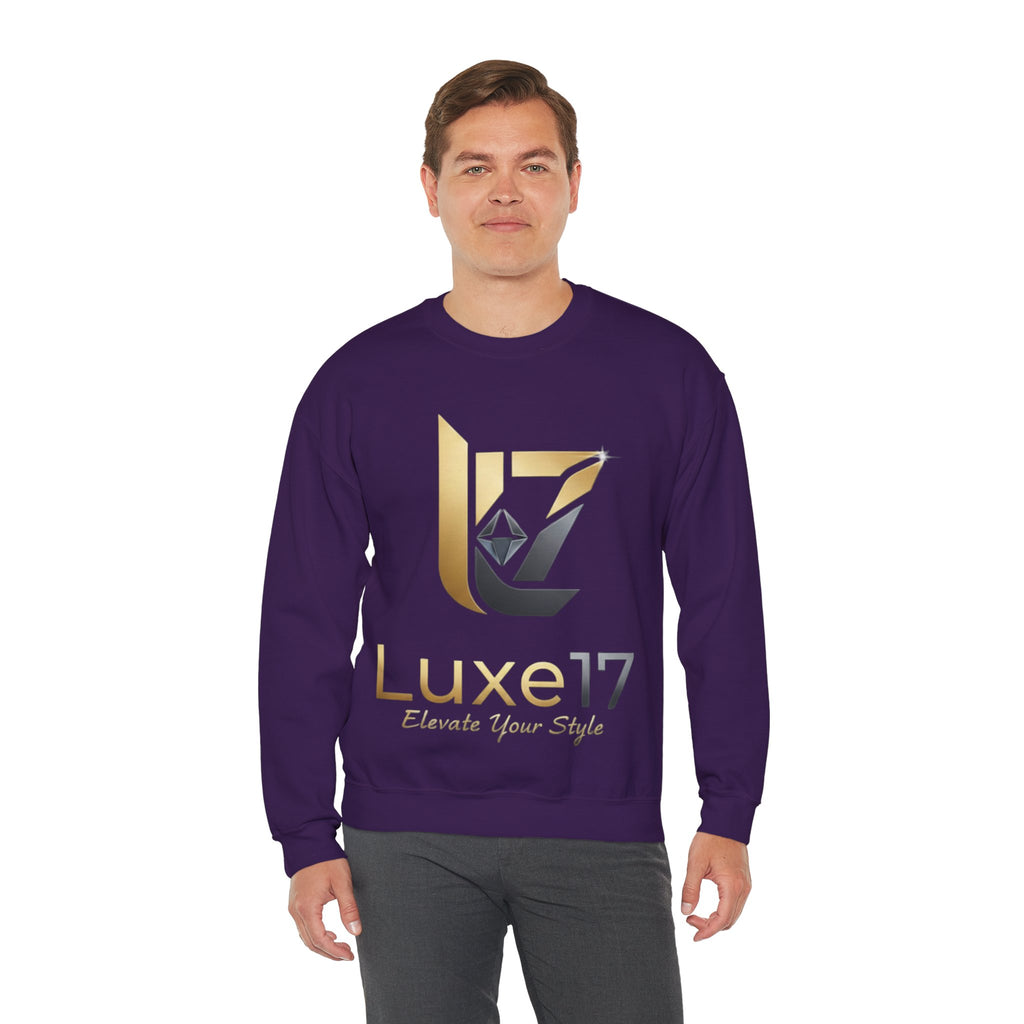 Luxe17 Logo Crewneck Sweatshirt — Elevate Your Style