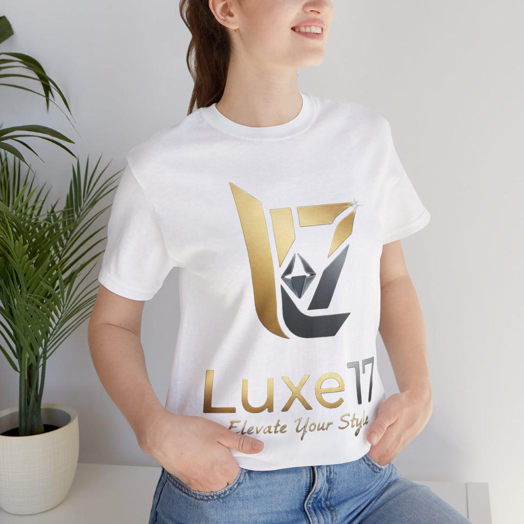 Luxe17 “Elevate Your Style” Logo T‑Shirt