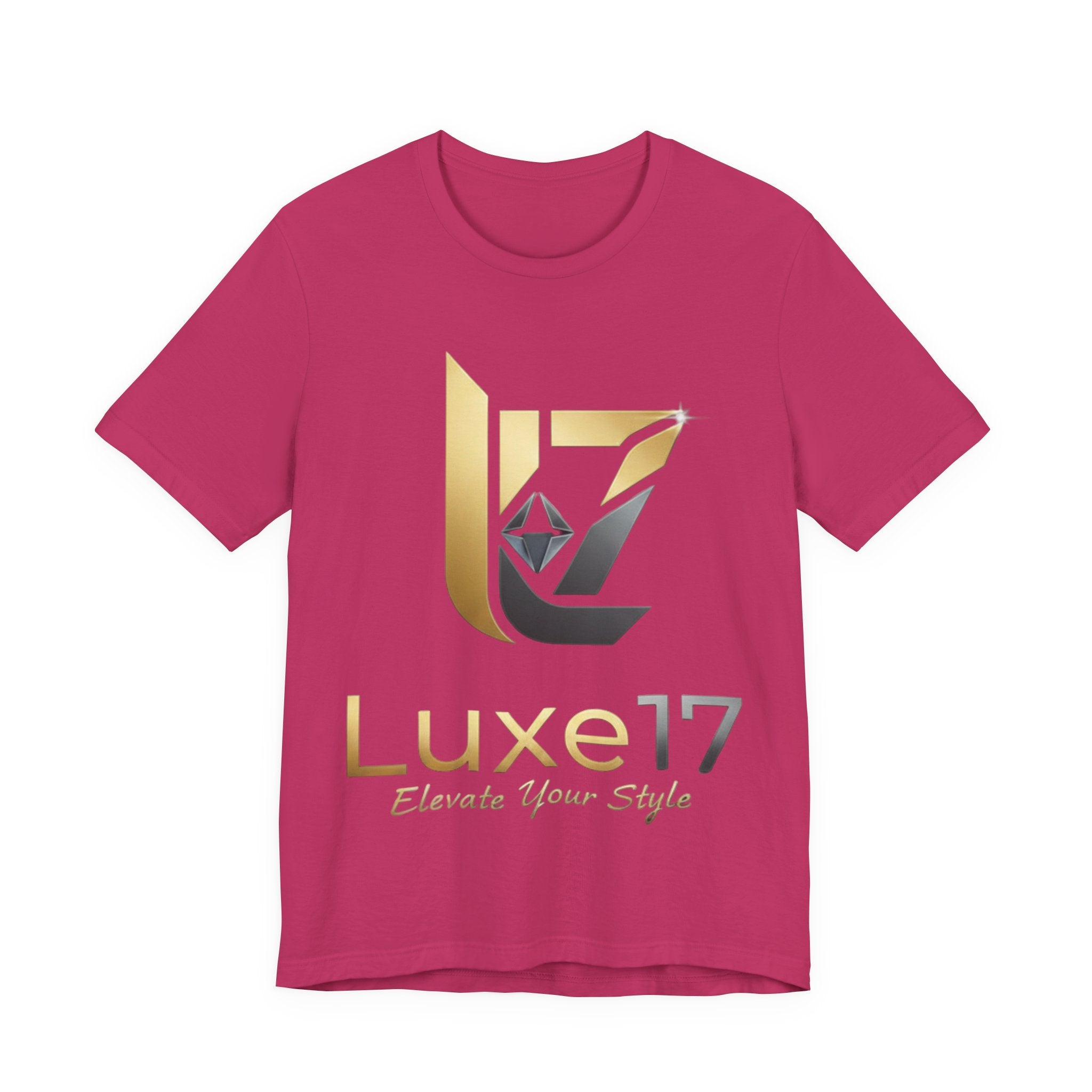 Luxe17 “Elevate Your Style” Logo T‑Shirt
