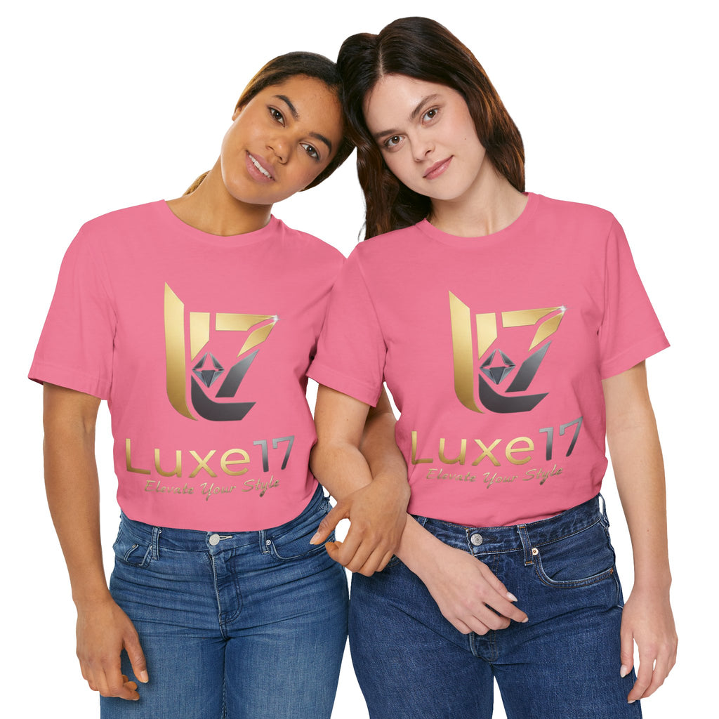 Luxe17 “Elevate Your Style” Logo T‑Shirt