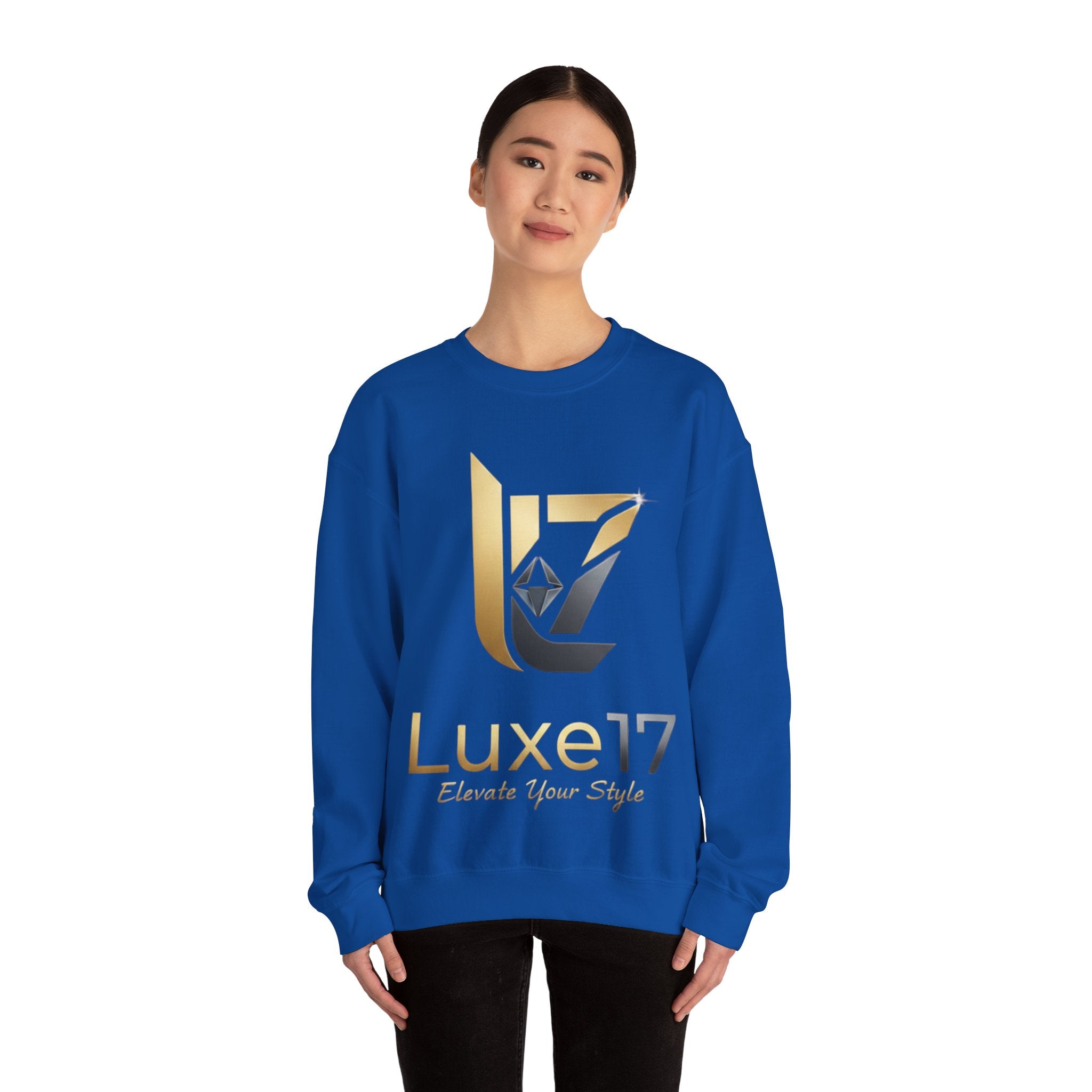 Luxe17 Logo Crewneck Sweatshirt — Elevate Your Style