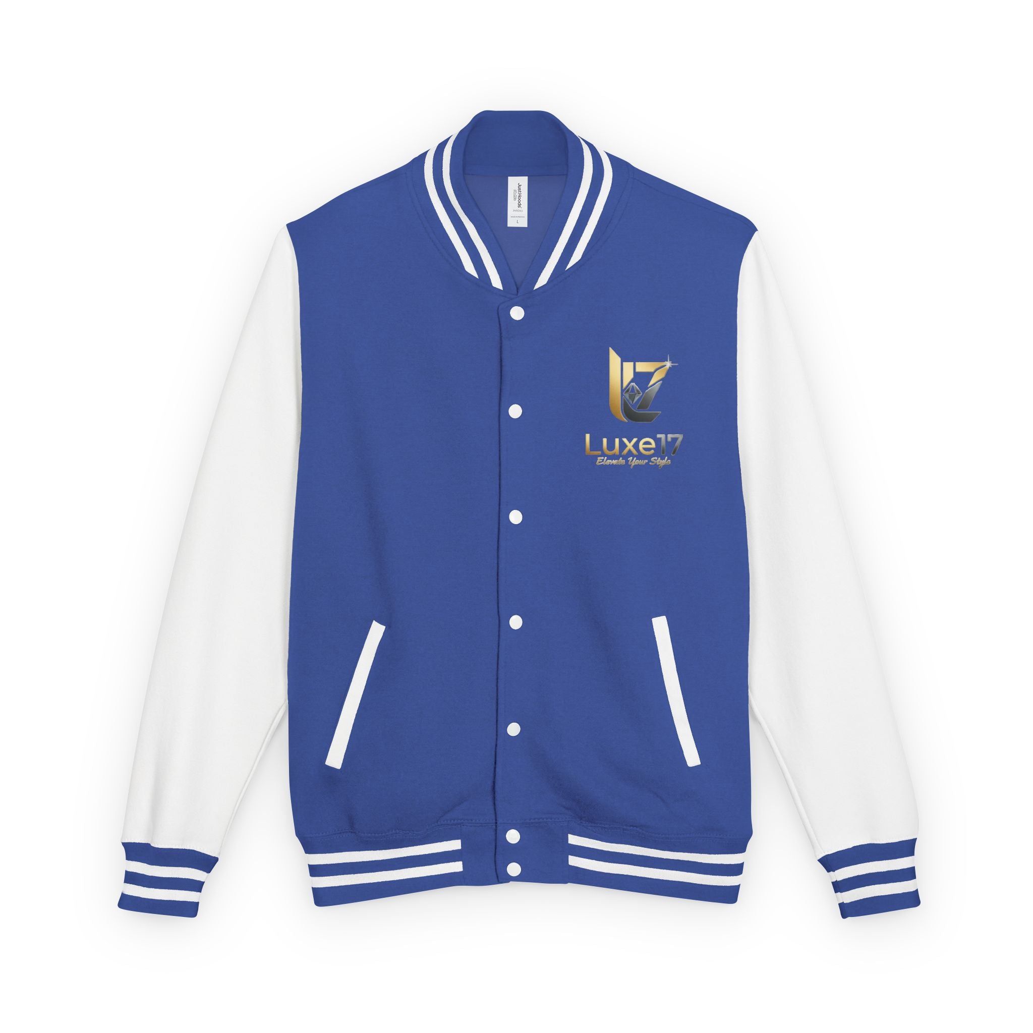 Letterman Jacket — Luxe17 Gold Logo Varsity Jacket