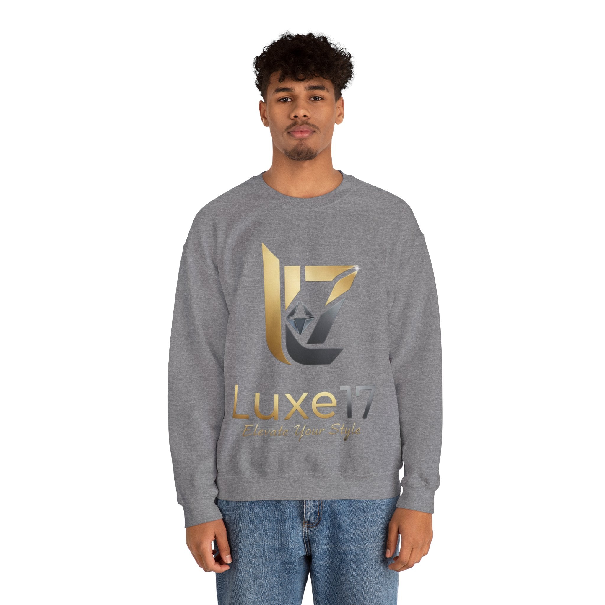Luxe17 Logo Crewneck Sweatshirt — Elevate Your Style