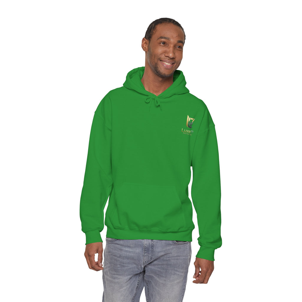 Hoodie — Luxe17 Gold Logo "Elevate Your Style" Pullover