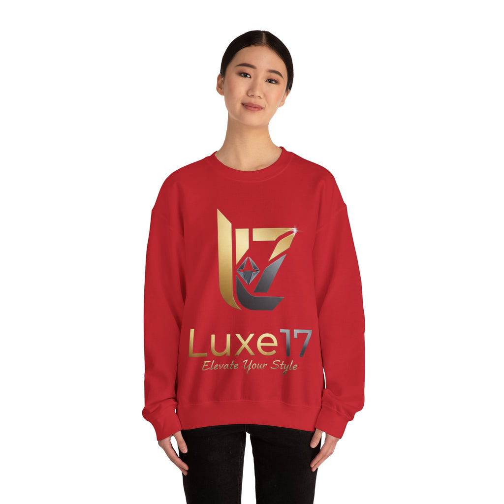Luxe17 Logo Crewneck Sweatshirt — Elevate Your Style