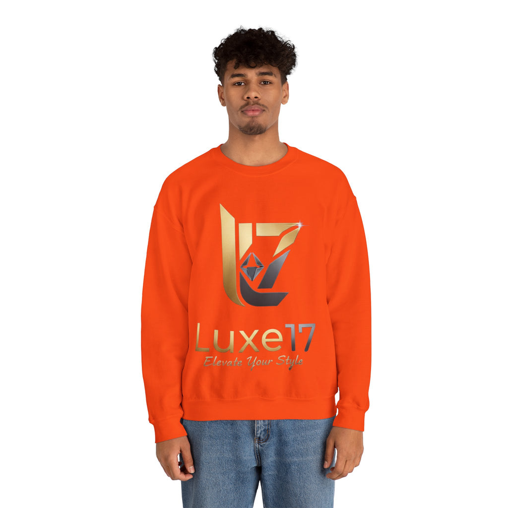 Luxe17 Logo Crewneck Sweatshirt — Elevate Your Style