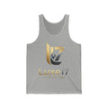 Luxe17 Gold Logo Tank — Elevate Your Style Sleeveless Tee