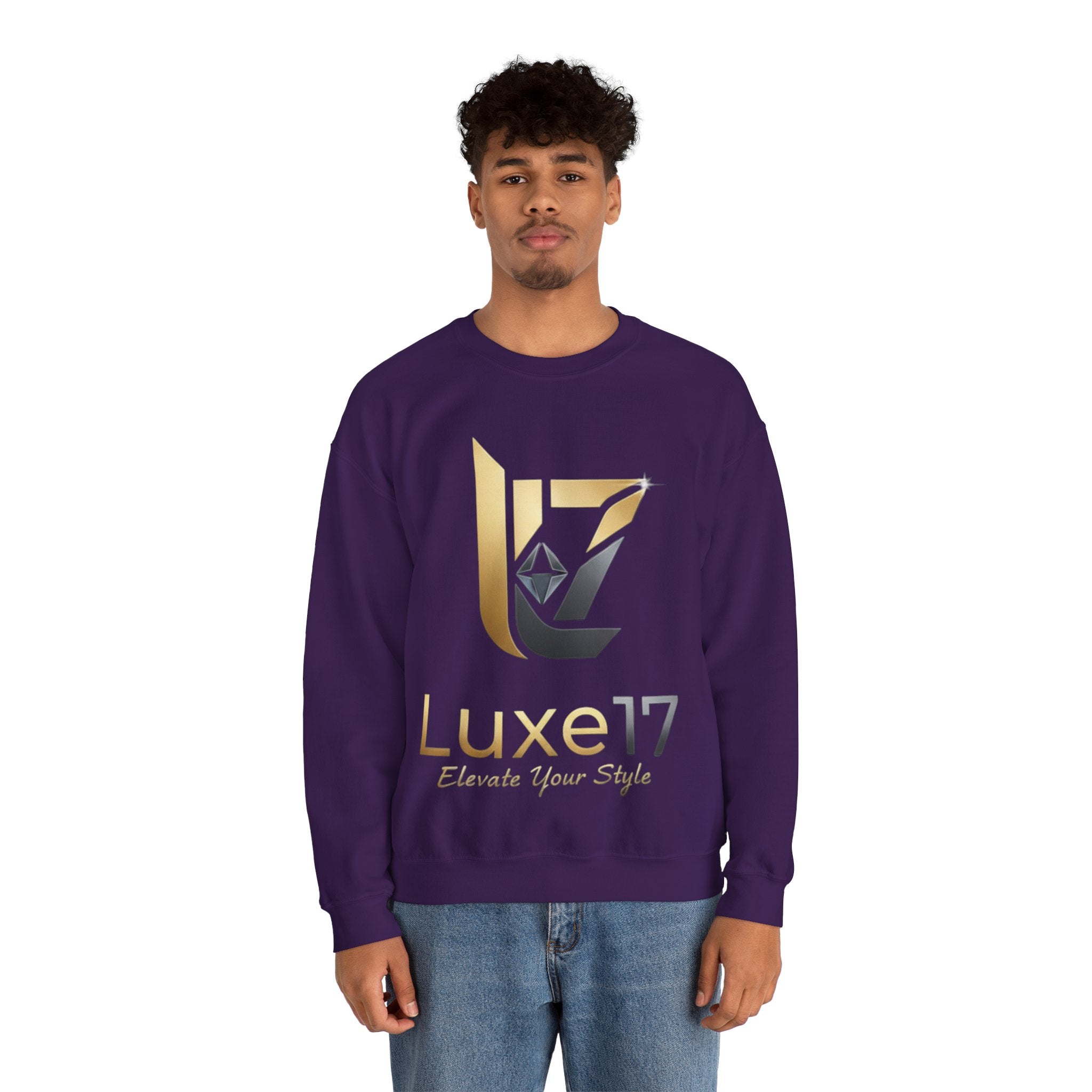 Luxe17 Logo Crewneck Sweatshirt — Elevate Your Style