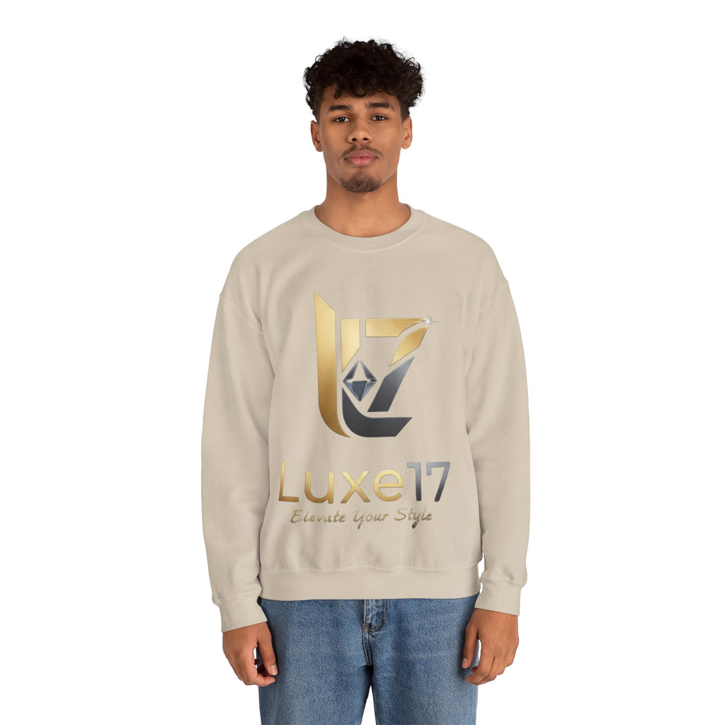 Luxe17 Logo Crewneck Sweatshirt — Elevate Your Style