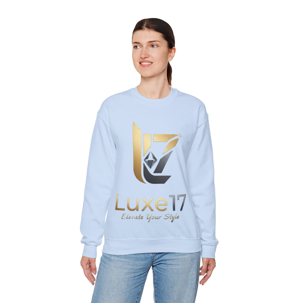 Luxe17 Logo Crewneck Sweatshirt — Elevate Your Style