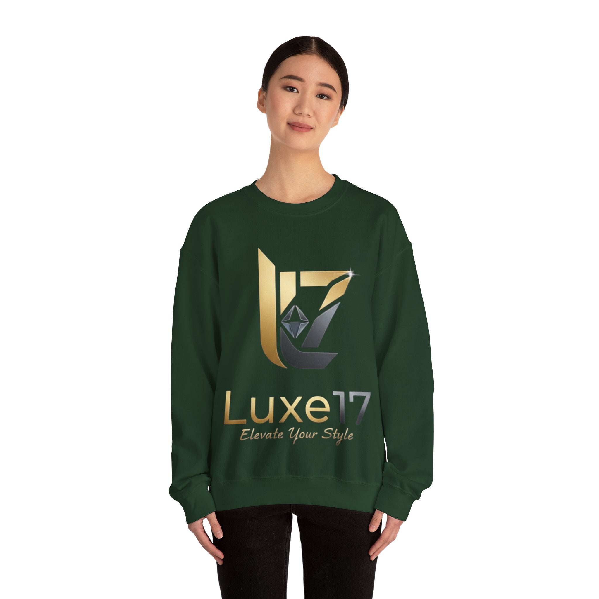 Luxe17 Logo Crewneck Sweatshirt — Elevate Your Style