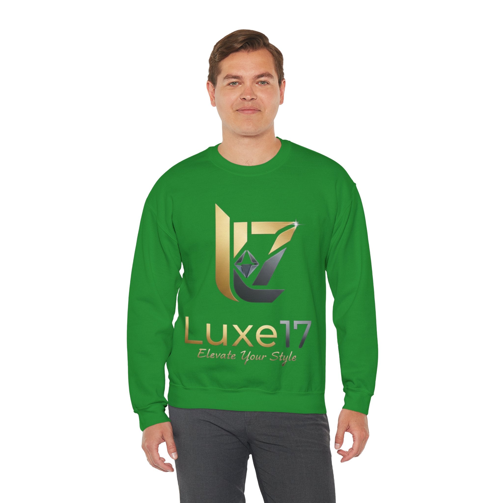 Luxe17 Logo Crewneck Sweatshirt — Elevate Your Style