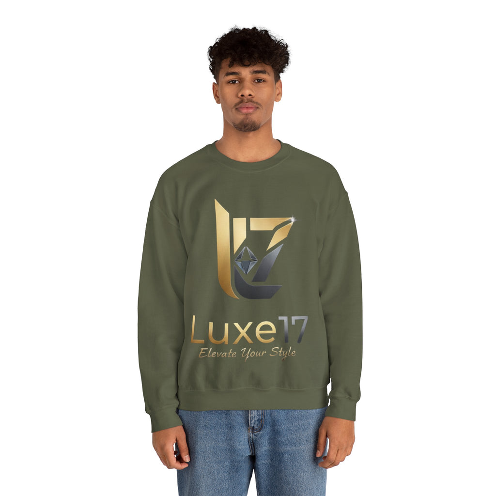Luxe17 Logo Crewneck Sweatshirt — Elevate Your Style