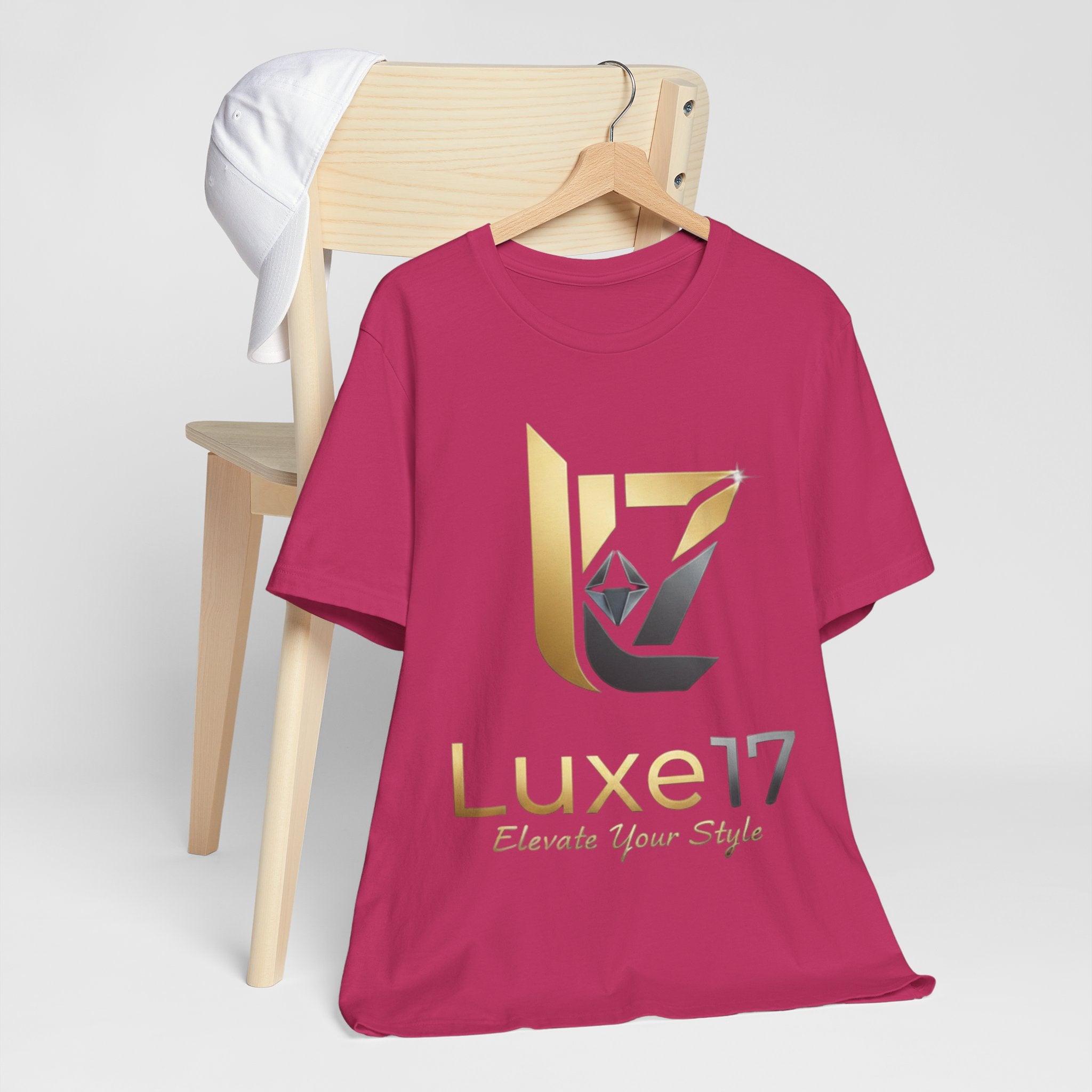 Luxe17 “Elevate Your Style” Logo T‑Shirt