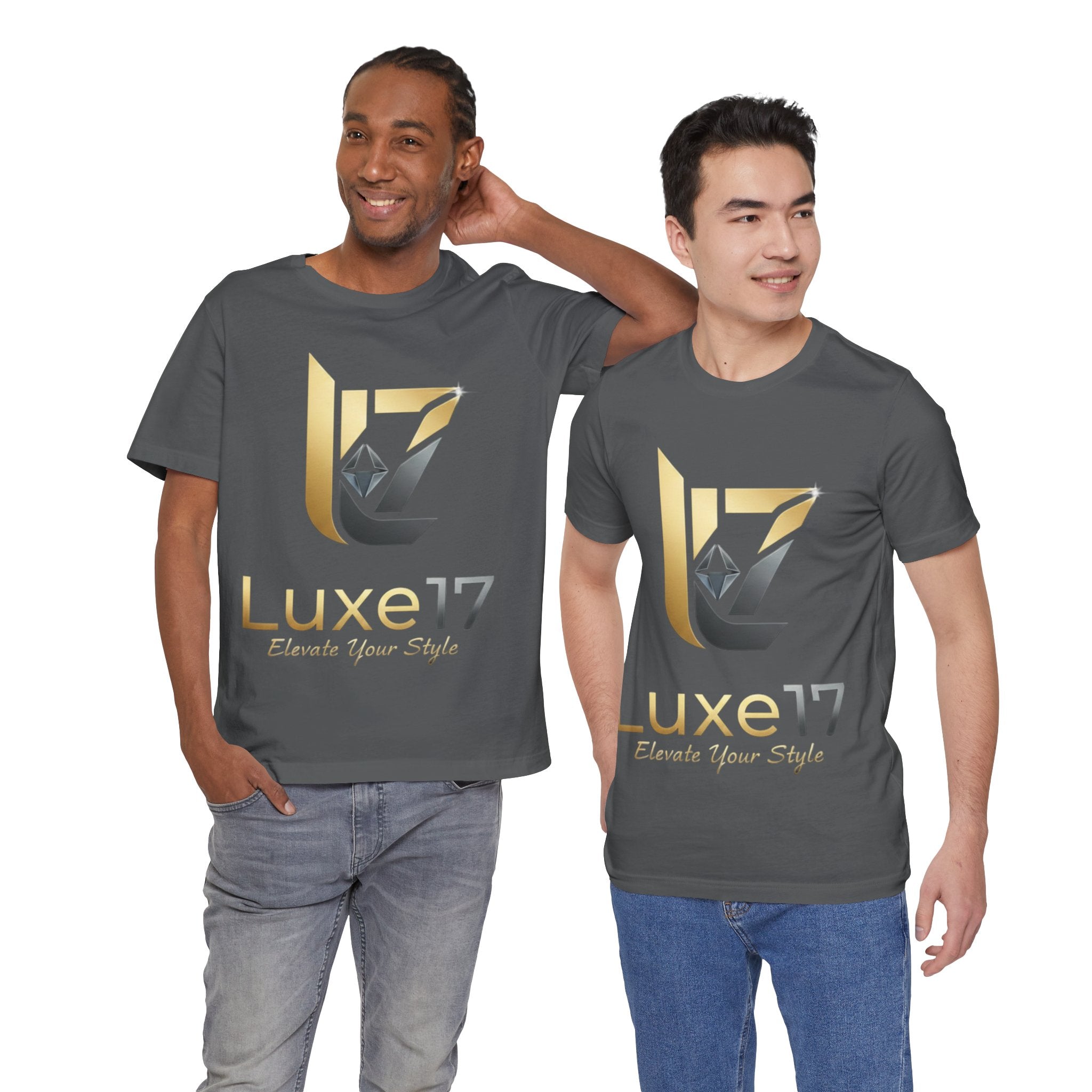 Luxe17 “Elevate Your Style” Logo T‑Shirt