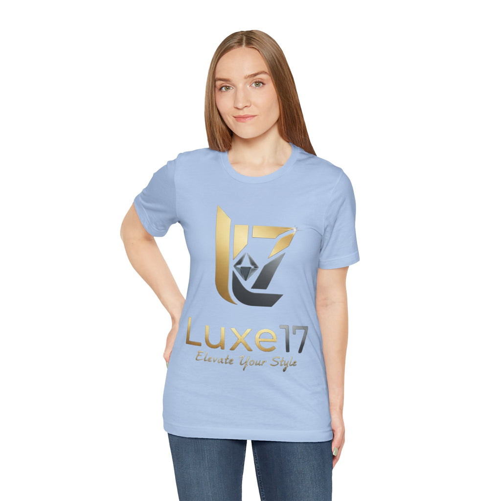 Luxe17 “Elevate Your Style” Logo T‑Shirt