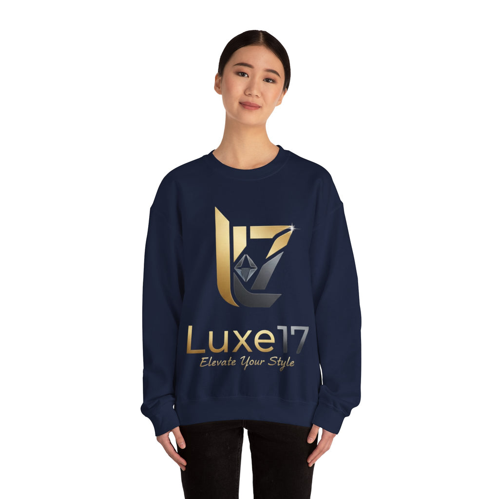 Luxe17 Logo Crewneck Sweatshirt — Elevate Your Style