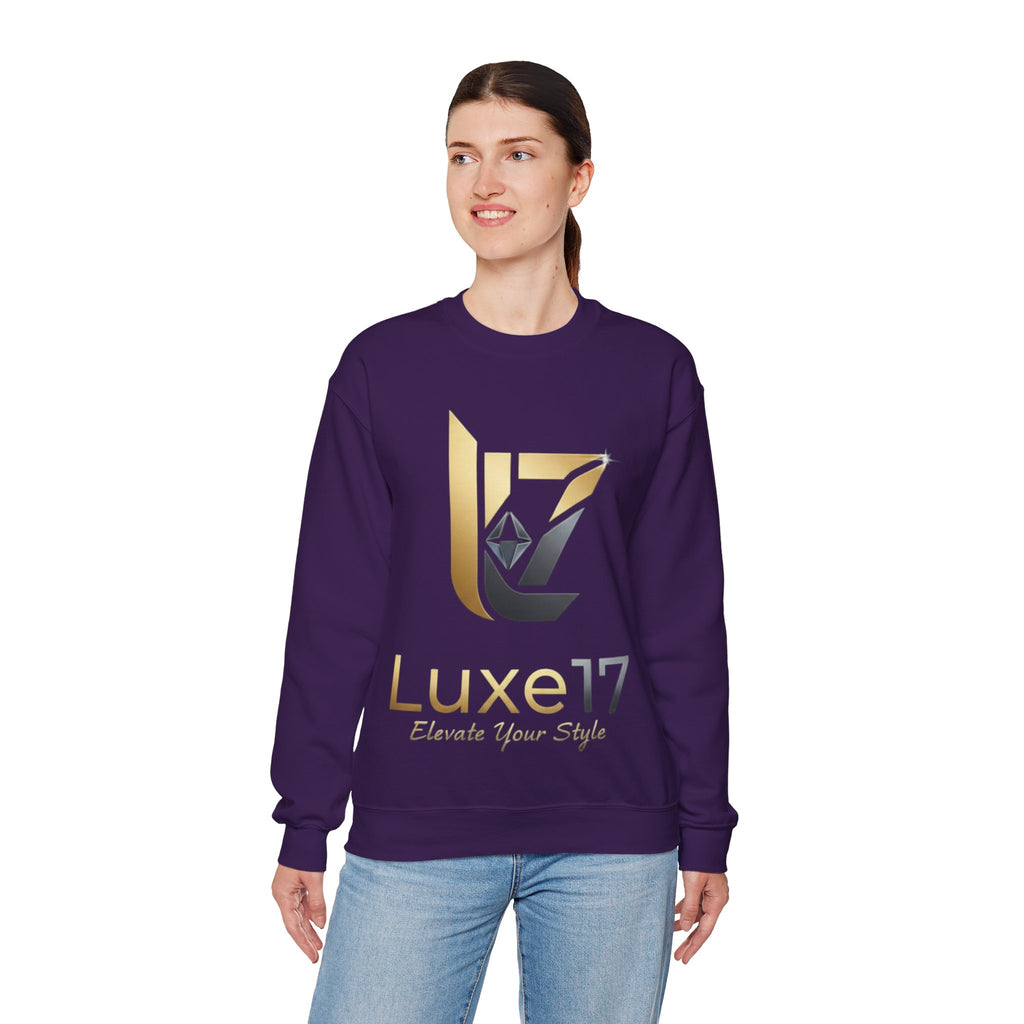 Luxe17 Logo Crewneck Sweatshirt — Elevate Your Style