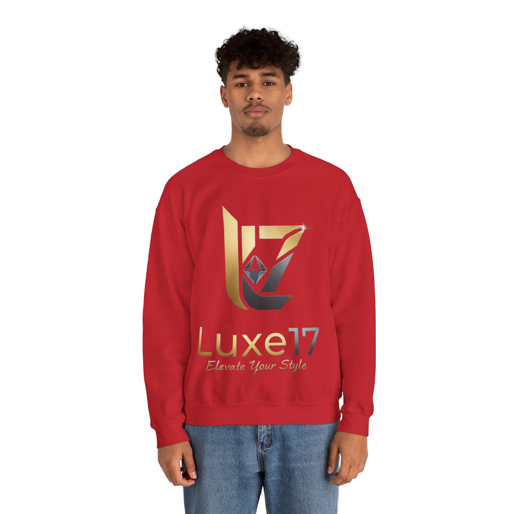 Luxe17 Logo Crewneck Sweatshirt — Elevate Your Style