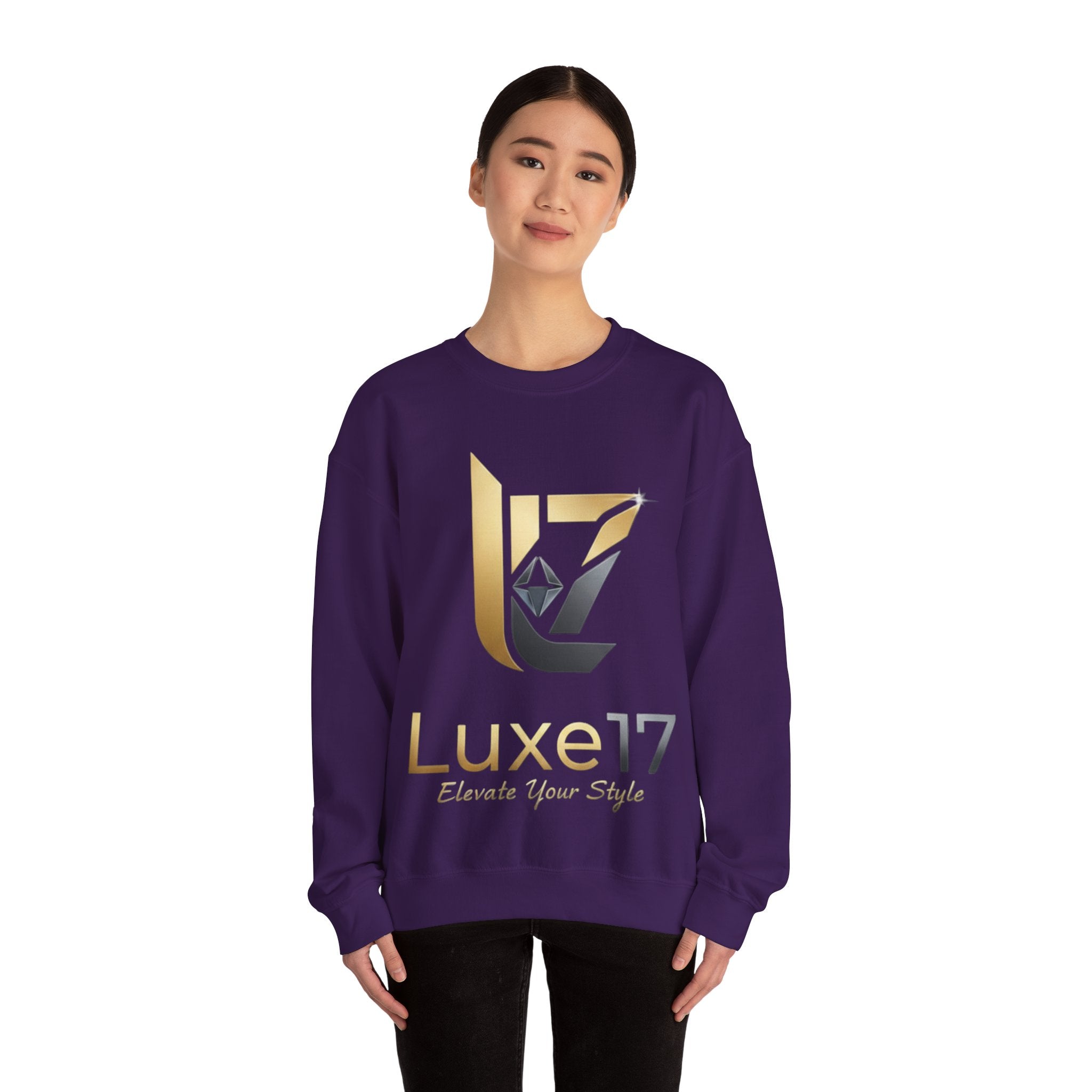 Luxe17 Logo Crewneck Sweatshirt — Elevate Your Style