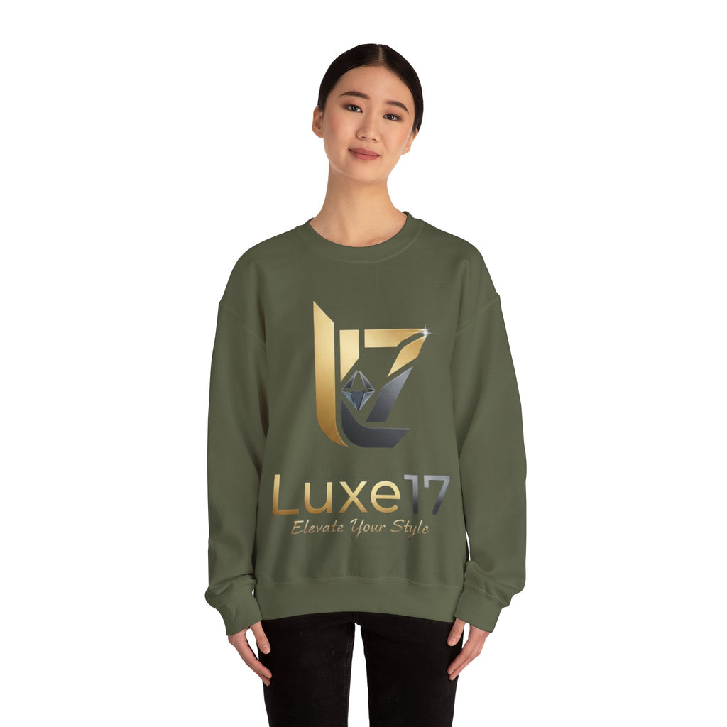 Luxe17 Logo Crewneck Sweatshirt — Elevate Your Style