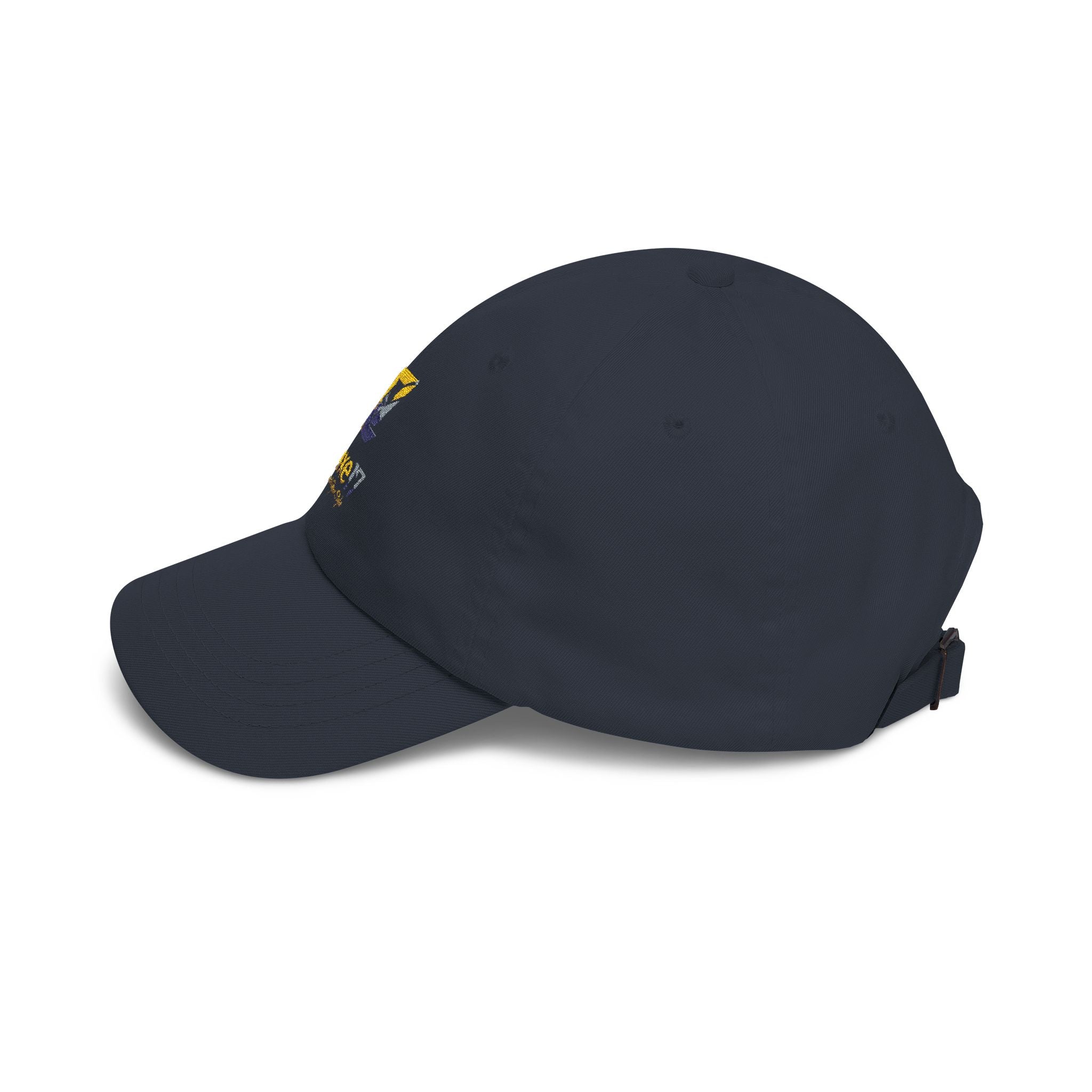 Classic Dad Cap — Luxe17 Embroidered White Baseball Hat