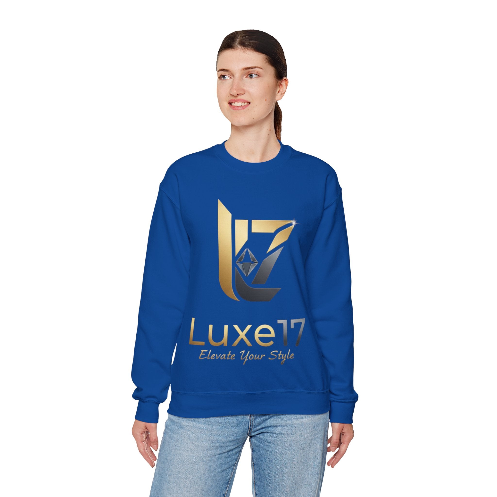 Luxe17 Logo Crewneck Sweatshirt — Elevate Your Style
