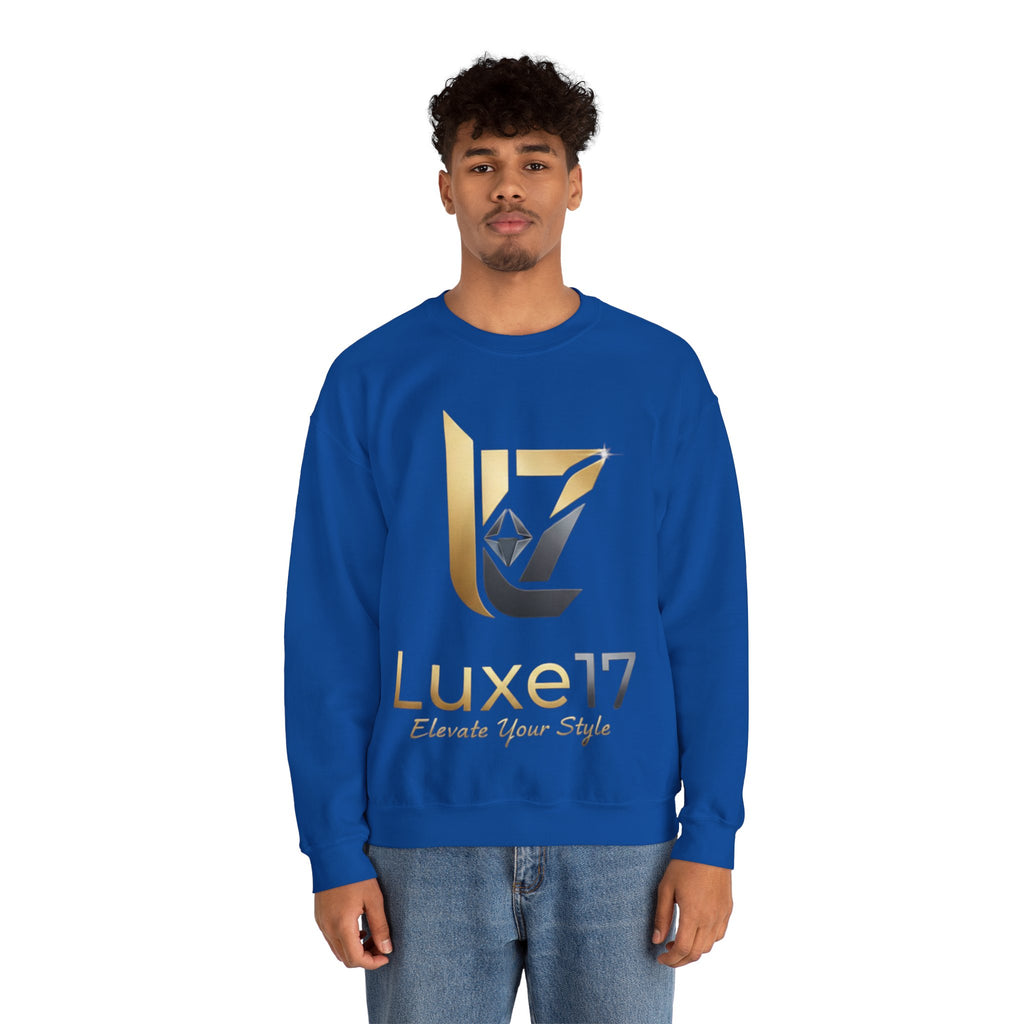 Luxe17 Logo Crewneck Sweatshirt — Elevate Your Style