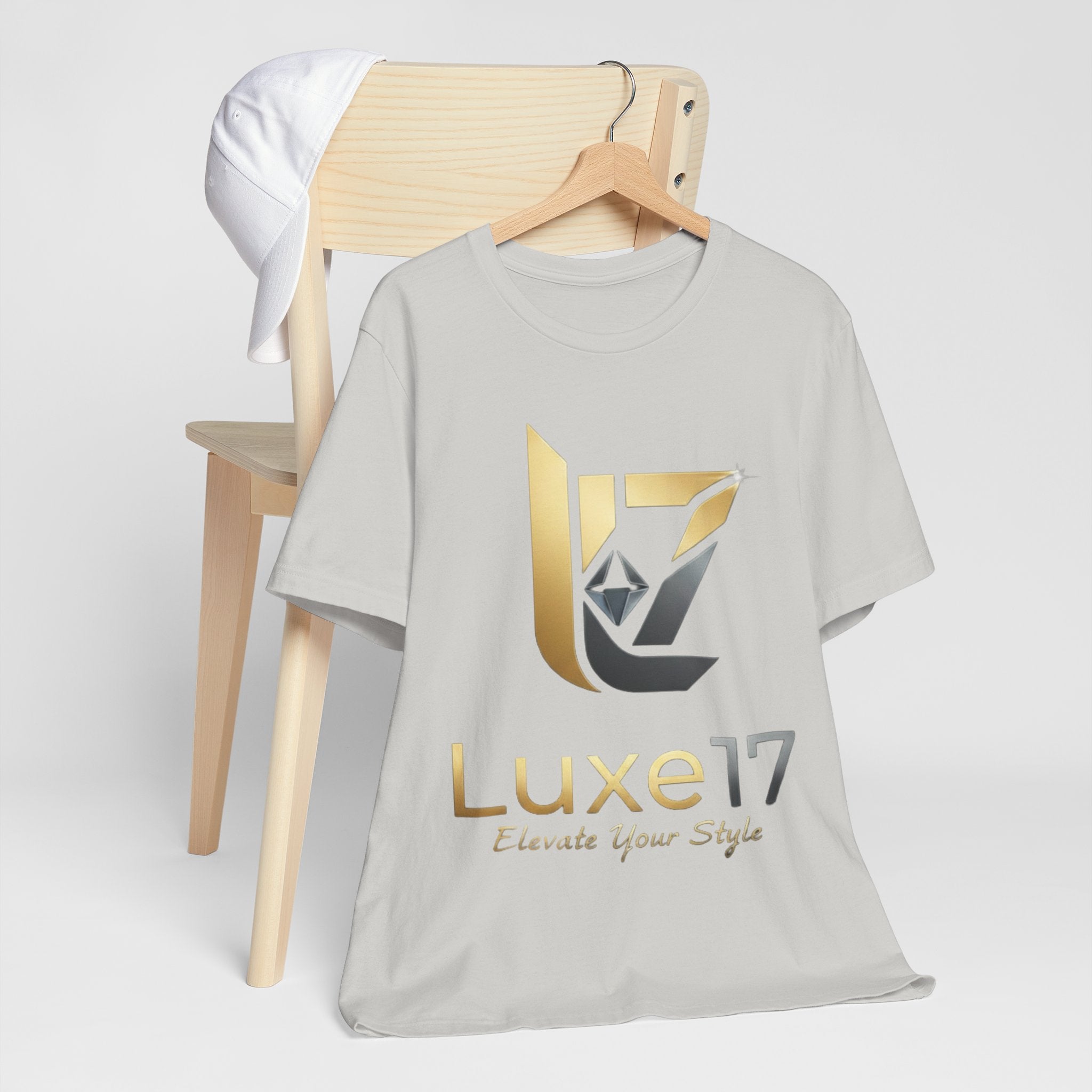 Luxe17 “Elevate Your Style” Logo T‑Shirt