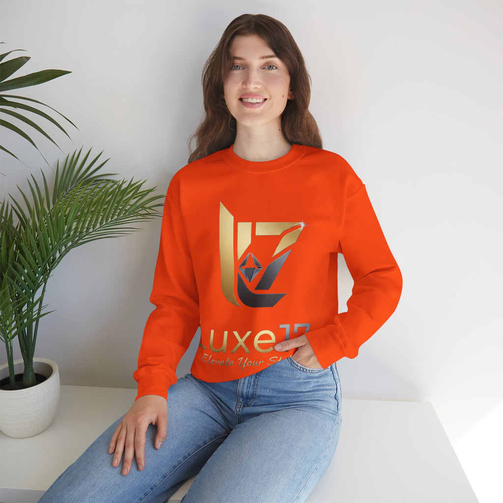 Luxe17 Logo Crewneck Sweatshirt — Elevate Your Style