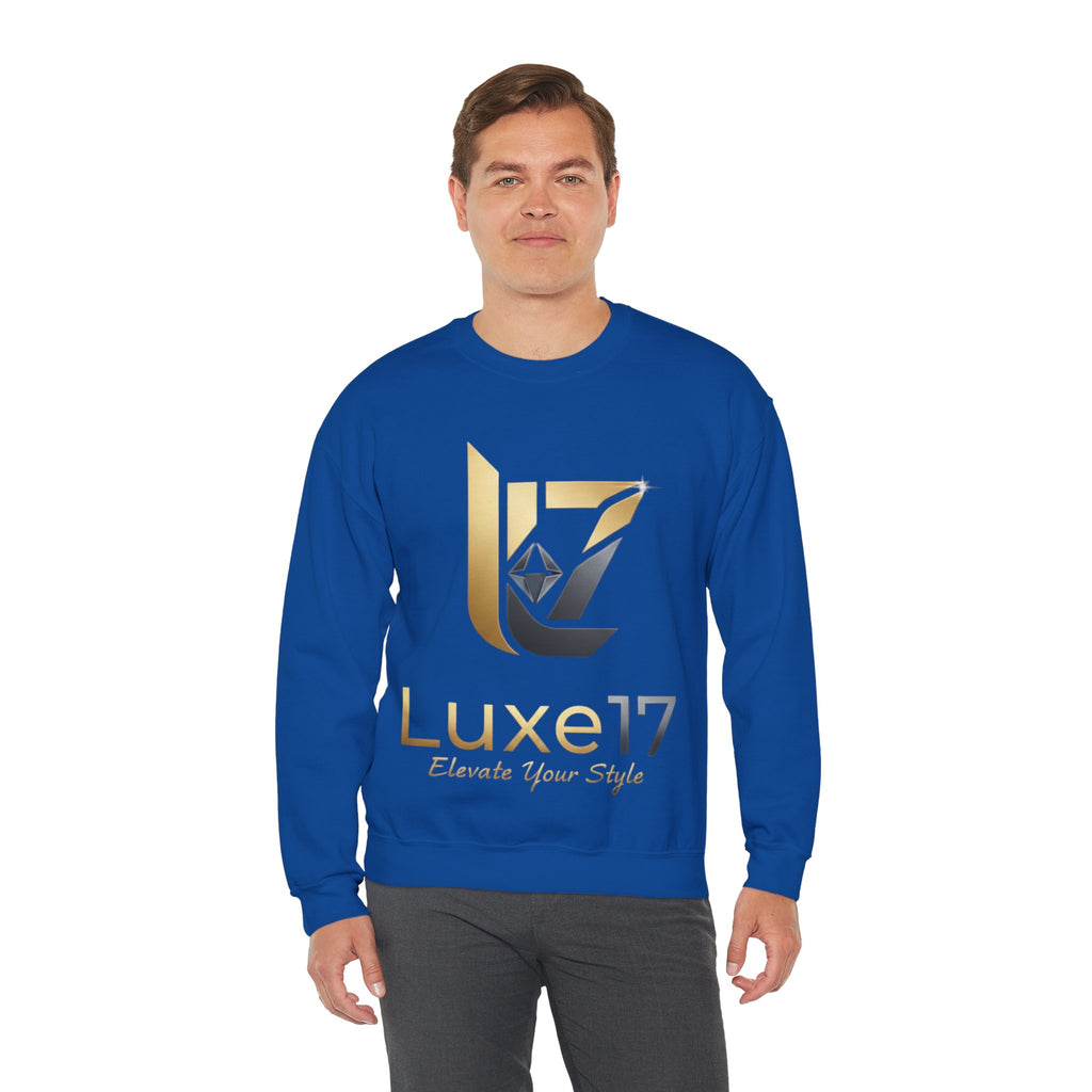 Luxe17 Logo Crewneck Sweatshirt — Elevate Your Style
