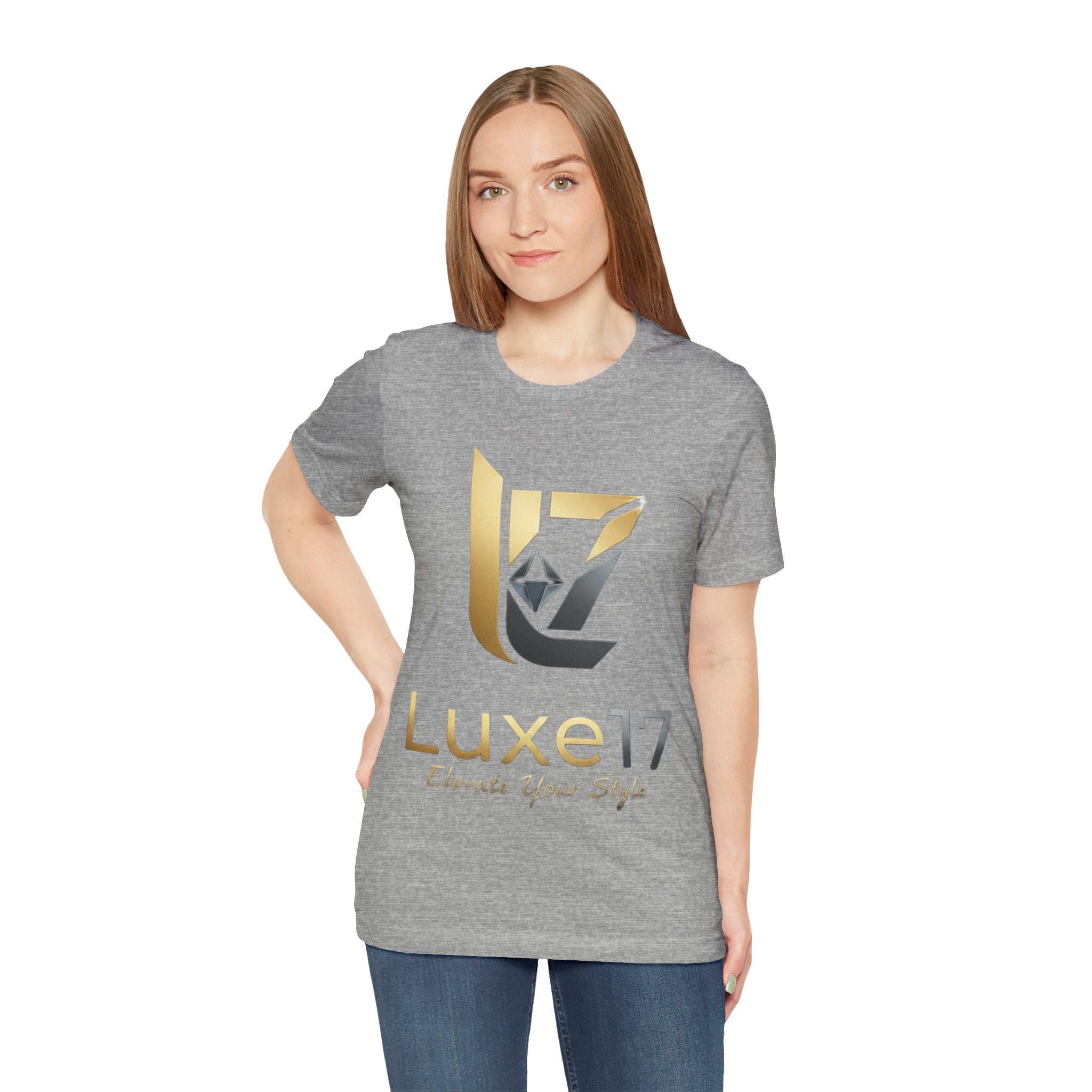 Luxe17 “Elevate Your Style” Logo T‑Shirt