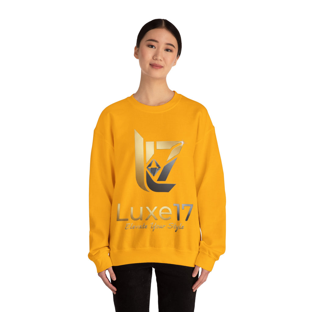 Luxe17 Logo Crewneck Sweatshirt — Elevate Your Style