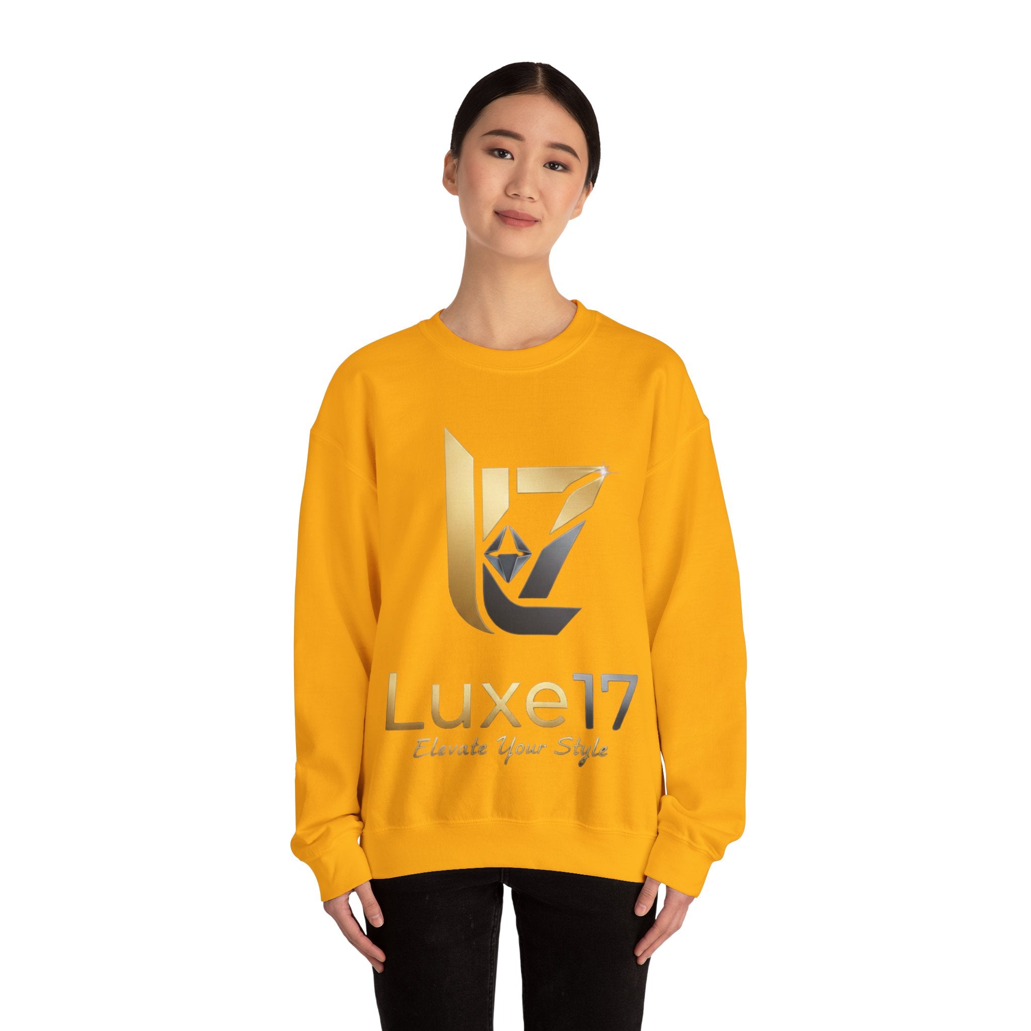 Luxe17 Logo Crewneck Sweatshirt — Elevate Your Style