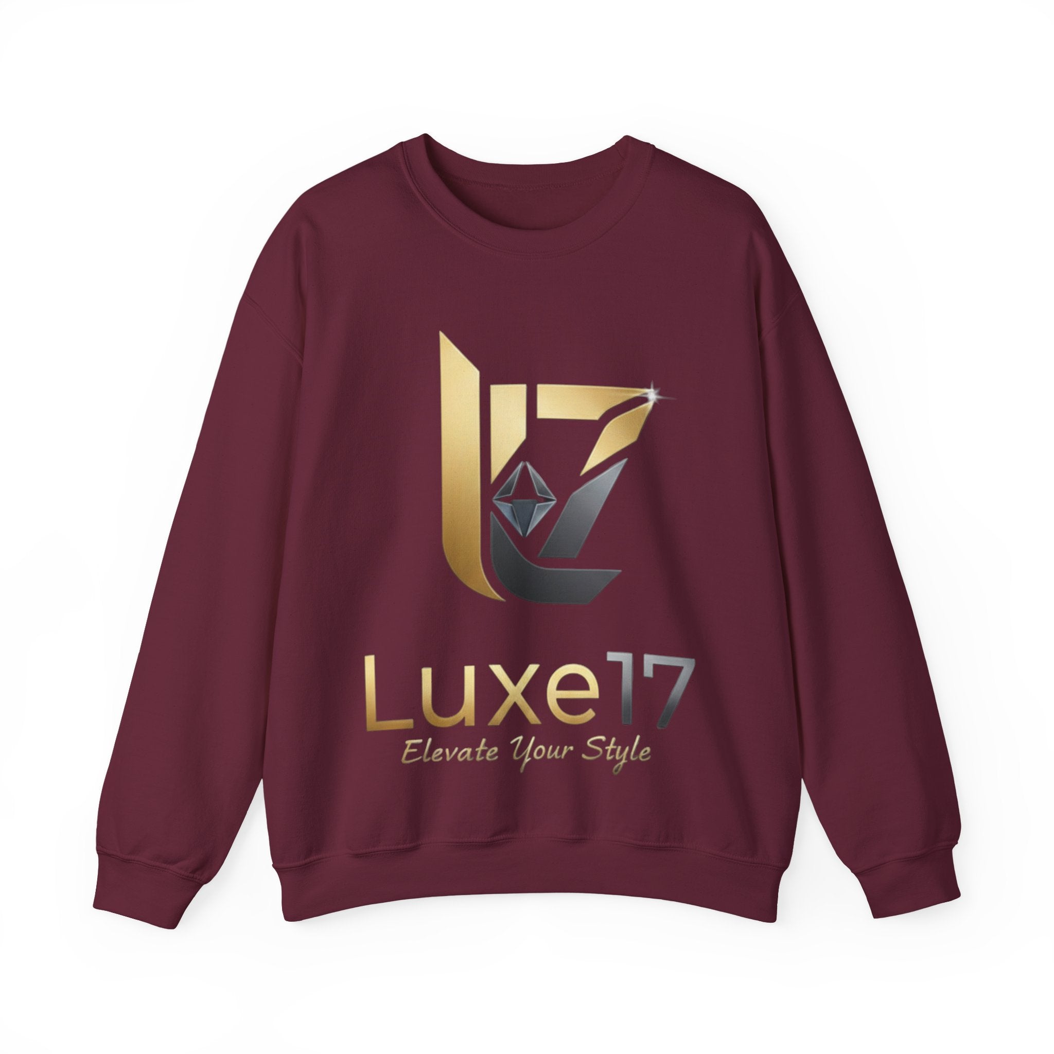 Luxe17 Logo Crewneck Sweatshirt — Elevate Your Style