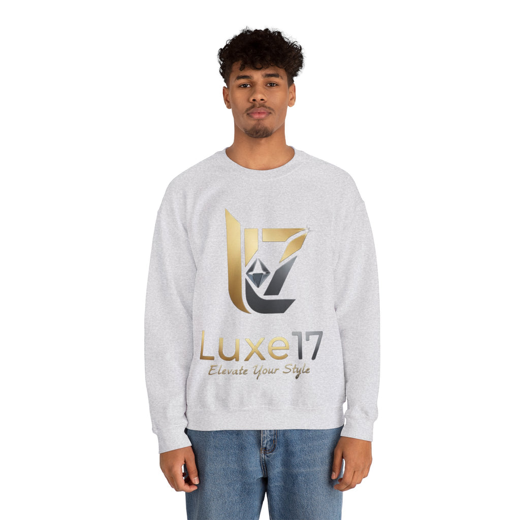 Luxe17 Logo Crewneck Sweatshirt — Elevate Your Style