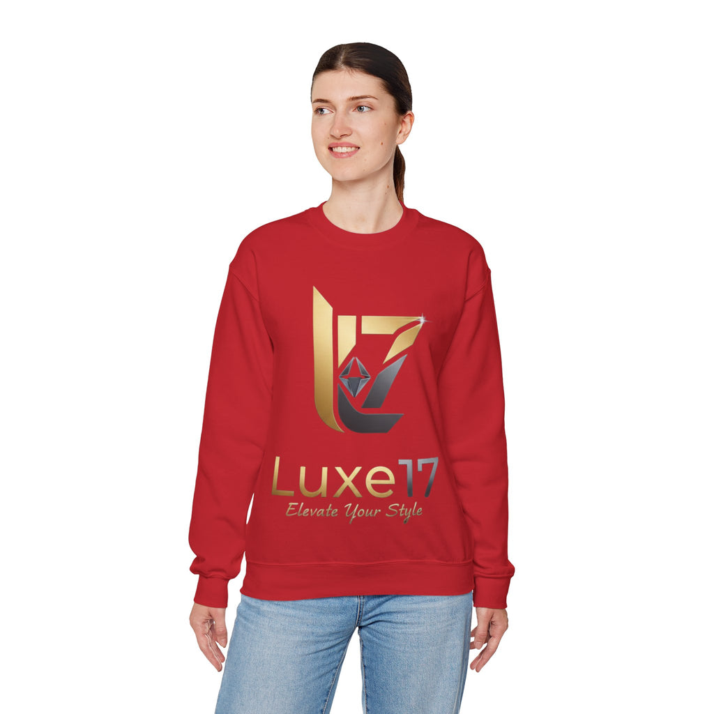 Luxe17 Logo Crewneck Sweatshirt — Elevate Your Style