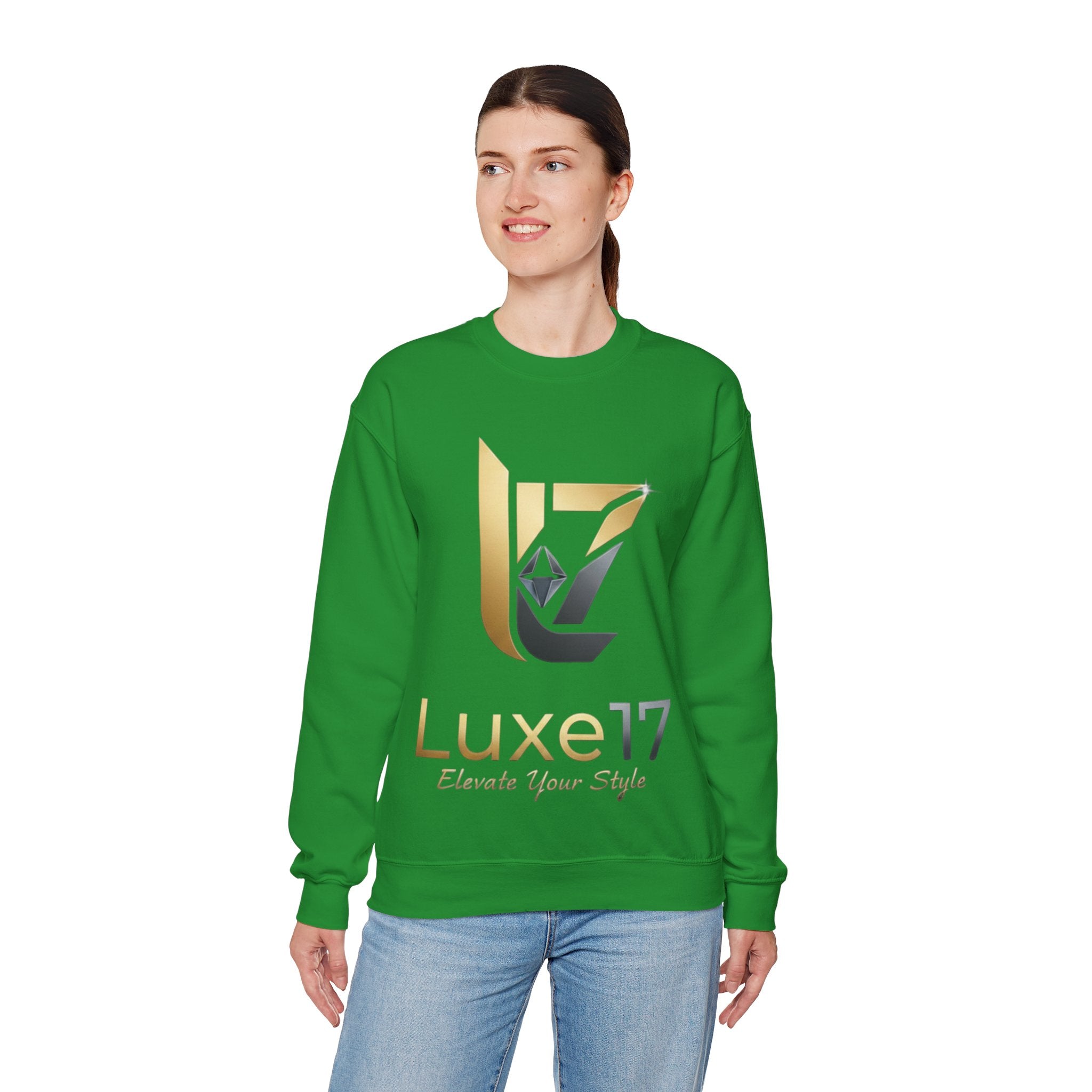 Luxe17 Logo Crewneck Sweatshirt — Elevate Your Style