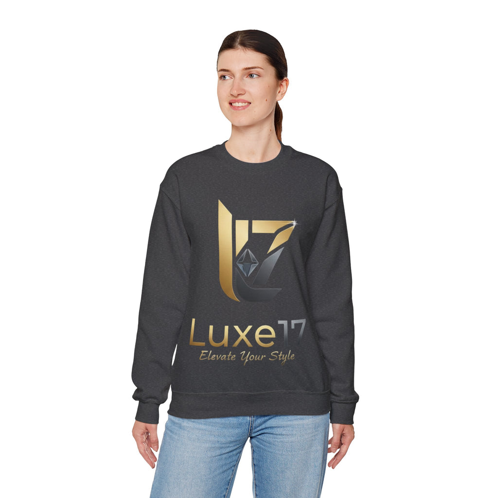 Luxe17 Logo Crewneck Sweatshirt — Elevate Your Style