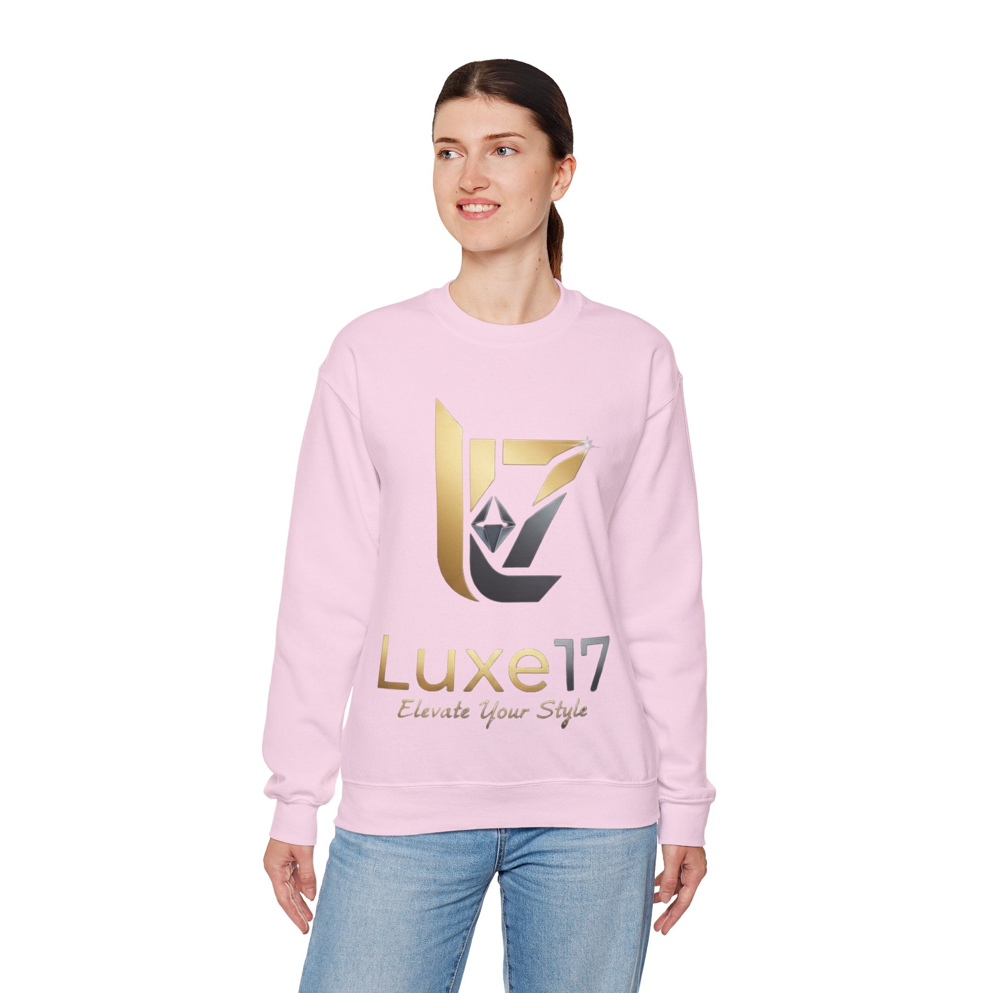 Luxe17 Logo Crewneck Sweatshirt — Elevate Your Style