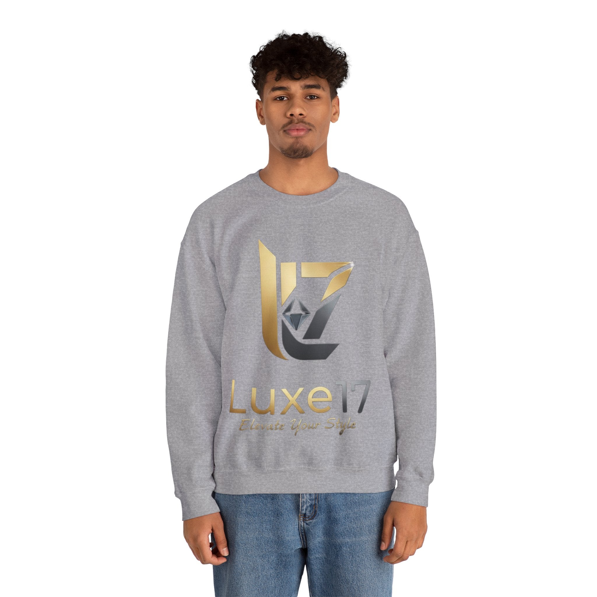 Luxe17 Logo Crewneck Sweatshirt — Elevate Your Style