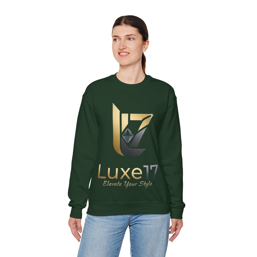Luxe17 Logo Crewneck Sweatshirt — Elevate Your Style
