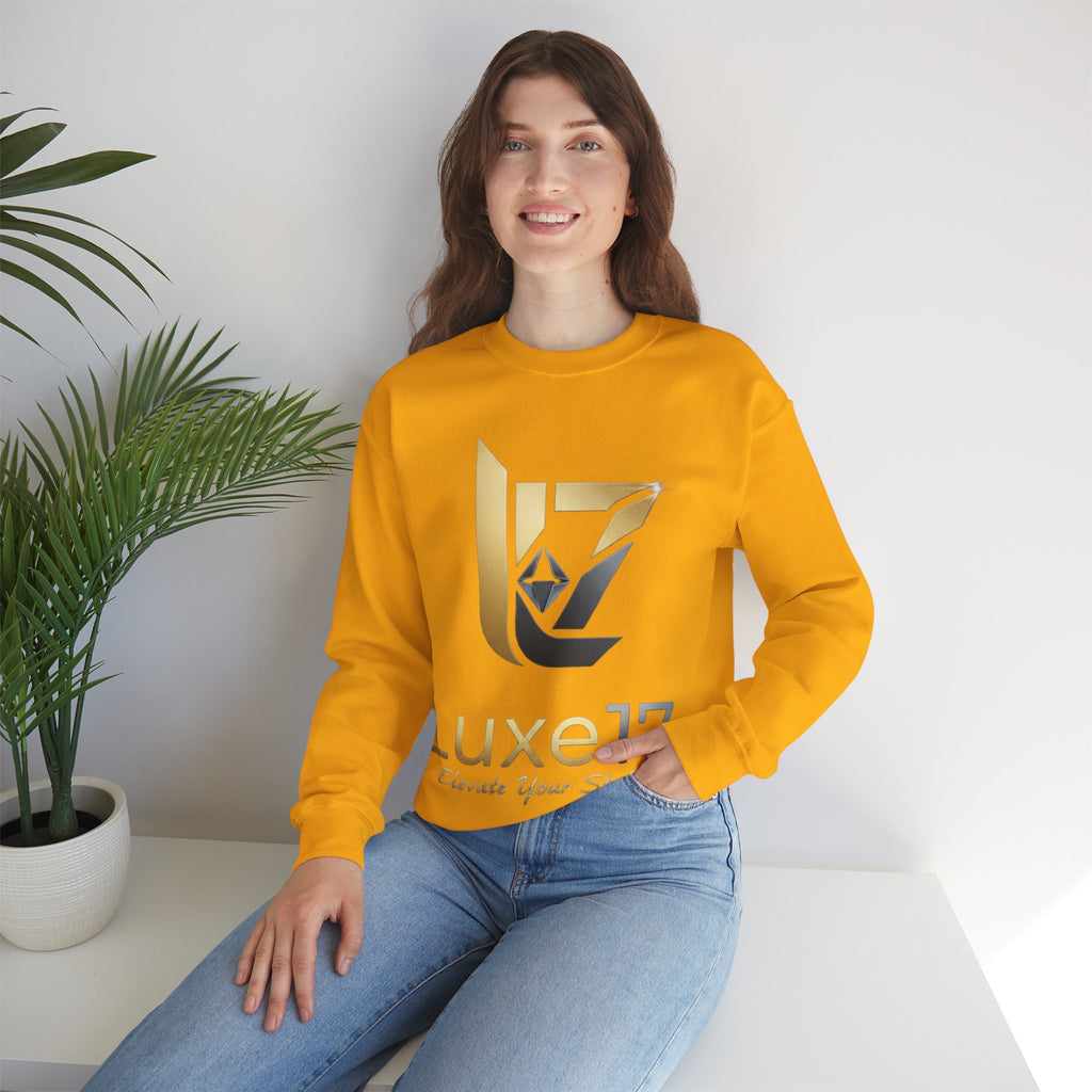 Luxe17 Logo Crewneck Sweatshirt — Elevate Your Style