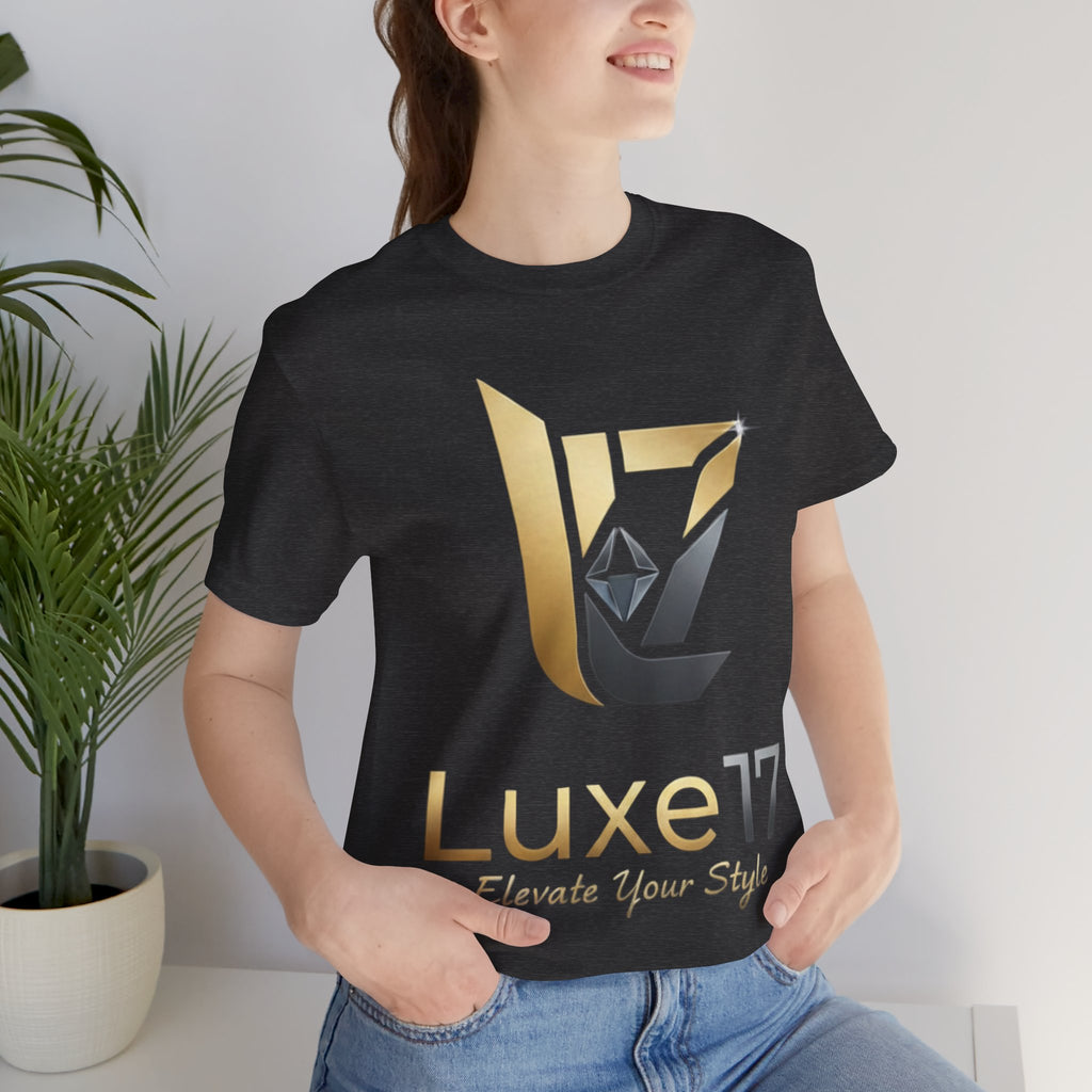 Luxe17 “Elevate Your Style” Logo T‑Shirt