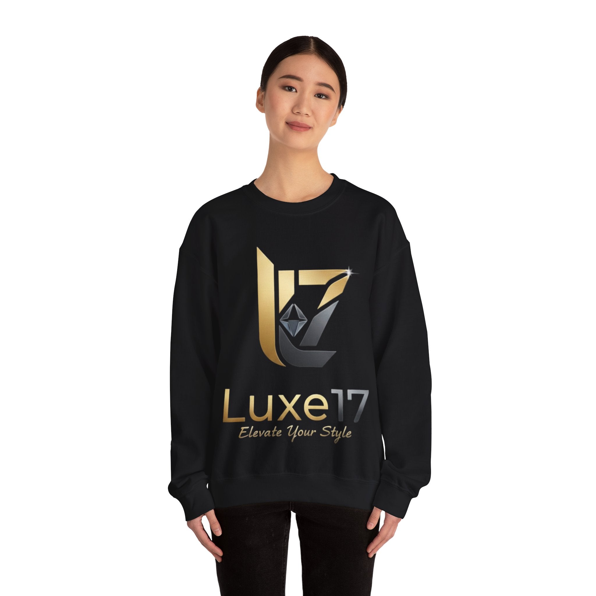 Luxe17 Logo Crewneck Sweatshirt — Elevate Your Style