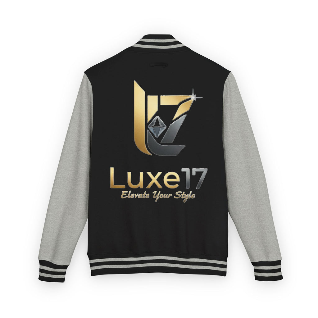Letterman Jacket — Luxe17 Gold Logo Varsity Jacket